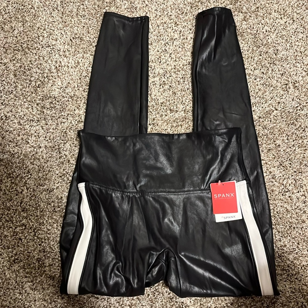 NWT SPANX faux leather leggings